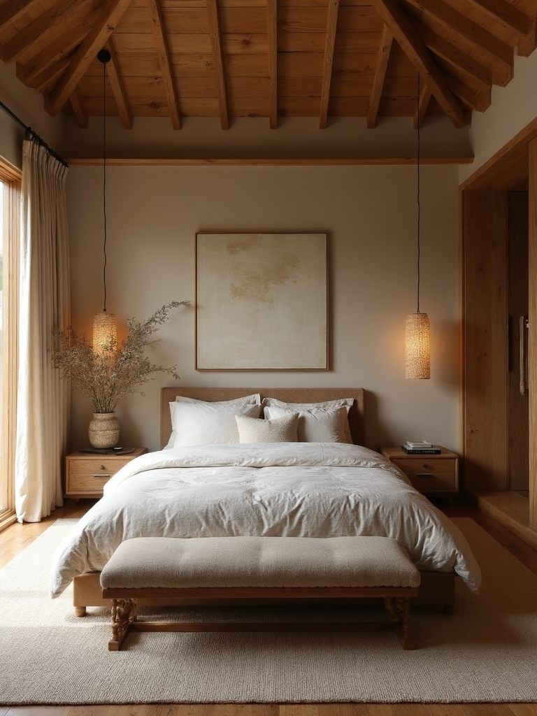 Wabi Sabi Master Bedroom - Wabi Sabi Master Bedroom interior design inspiration