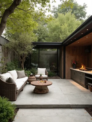 Wabi Sabi Outdoor Patio Design