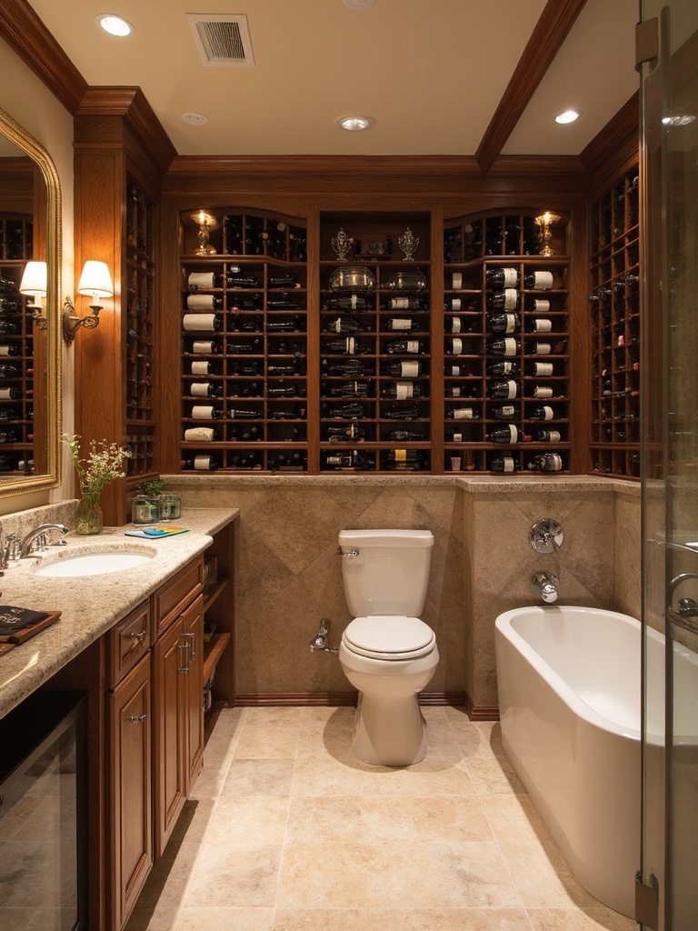Wine Cellar Bathroom - Wine Cellar Bathroom interior design inspiration