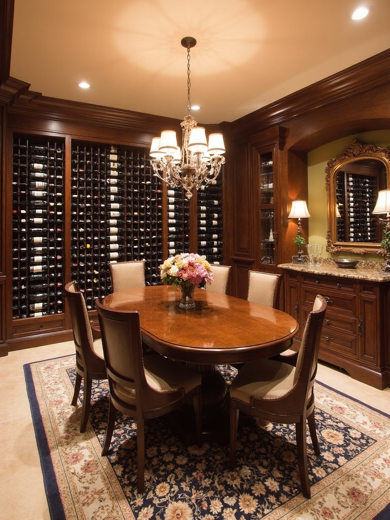 Wine Cellar Dining Room - Wine Cellar Dining Room interior design inspiration