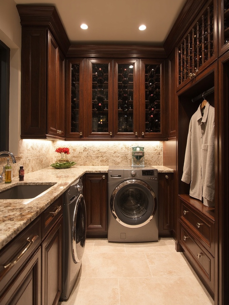 Wine Cellar Laundry Room - Wine Cellar Laundry Room interior design inspiration