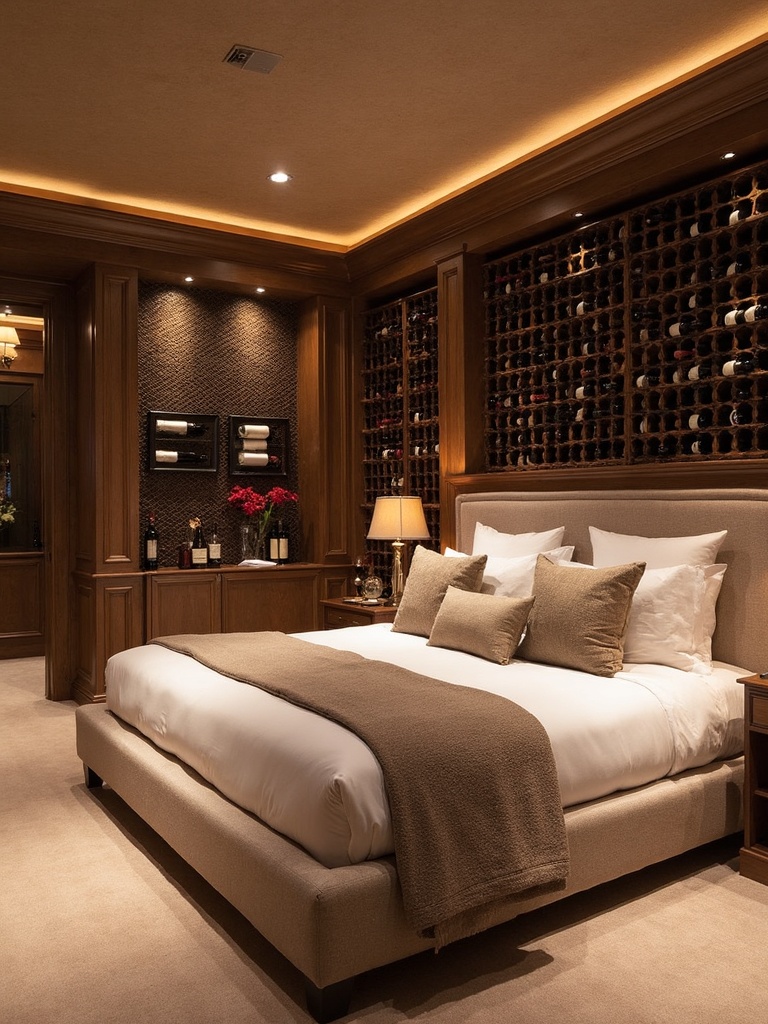 Wine Cellar Master Bedroom - Wine Cellar Master Bedroom interior design inspiration