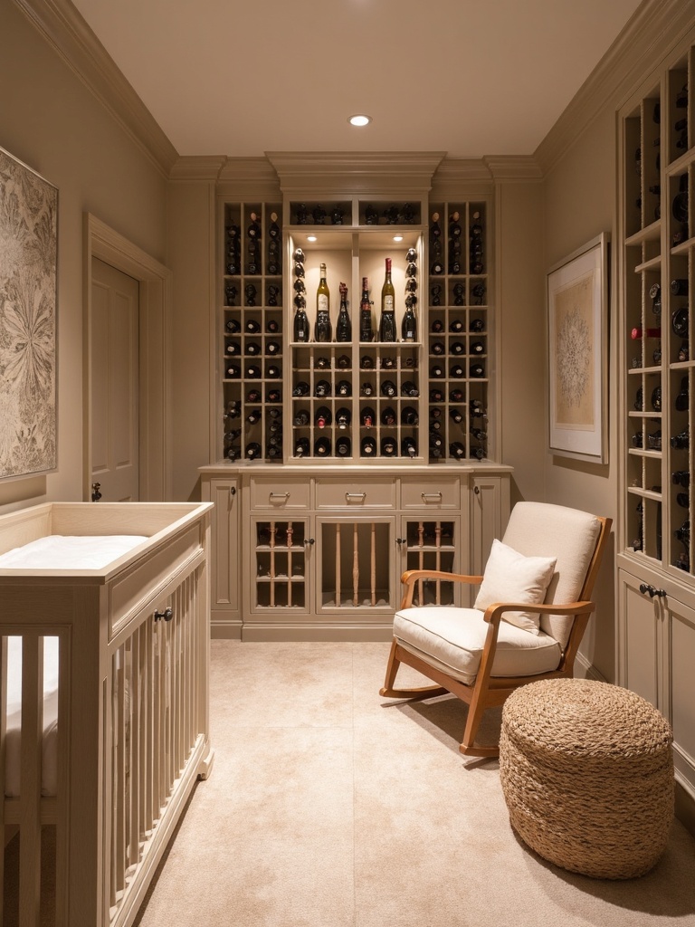 Wine Cellar Nursery - Wine Cellar Nursery interior design inspiration