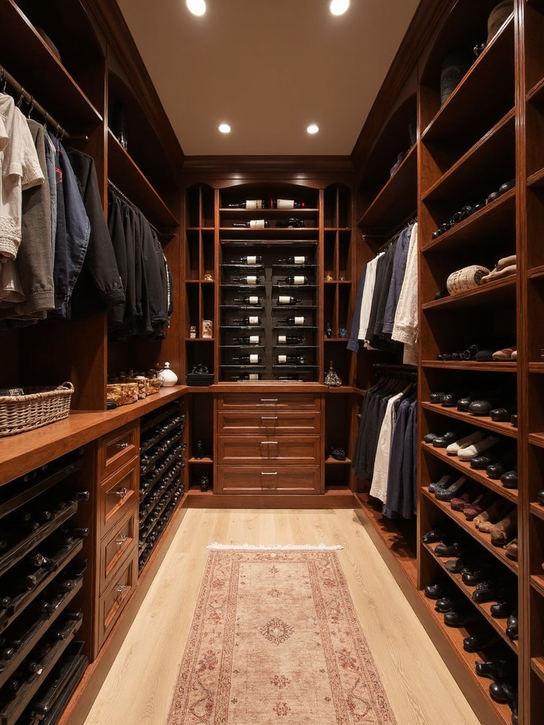 Wine Cellar Walk In Closet - Wine Cellar Walk In Closet interior design inspiration