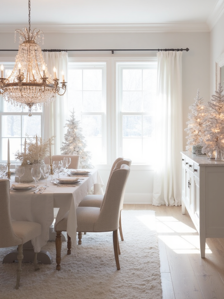 Winter Wonderland Dining Room - Winter Wonderland Dining Room interior design inspiration