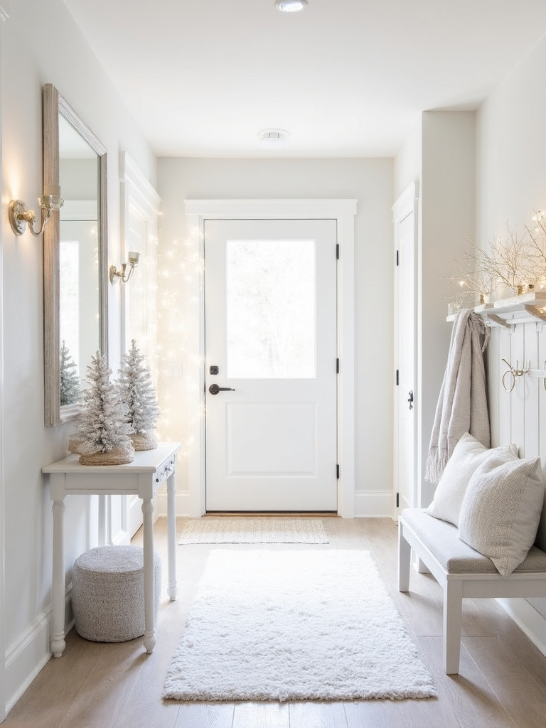Winter Wonderland Entryway - Winter Wonderland Entryway interior design inspiration