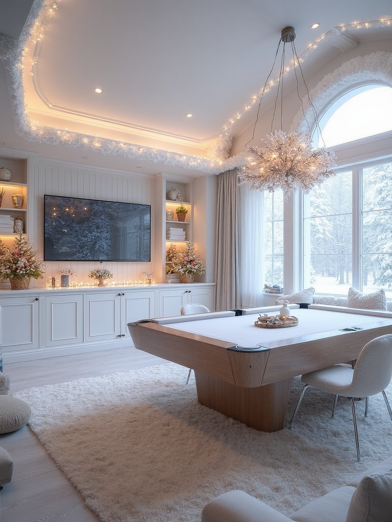 Winter Wonderland Game Room - Winter Wonderland Game Room interior design inspiration