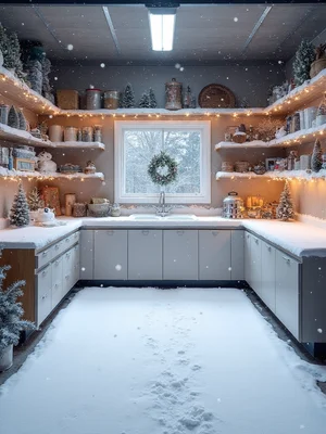 Winter Wonderland Garage Design