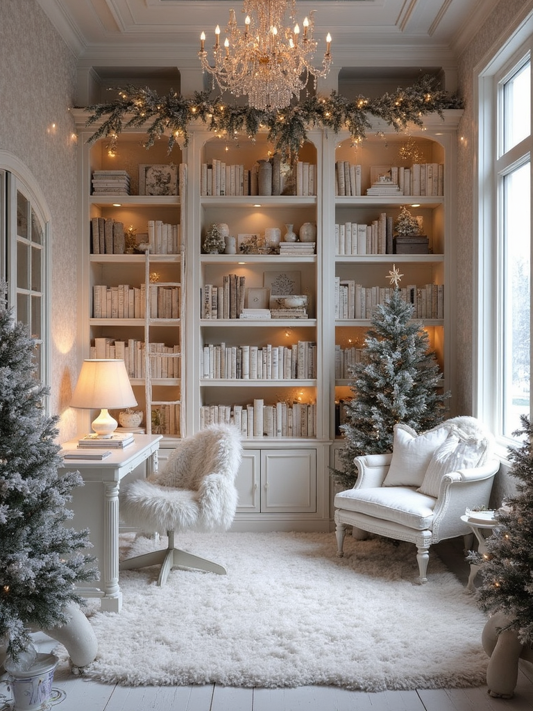 Winter Wonderland Library - Winter Wonderland Library interior design inspiration