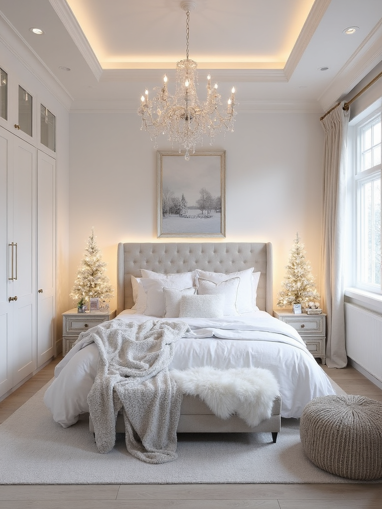Winter Wonderland Master Bedroom - Winter Wonderland Master Bedroom interior design inspiration