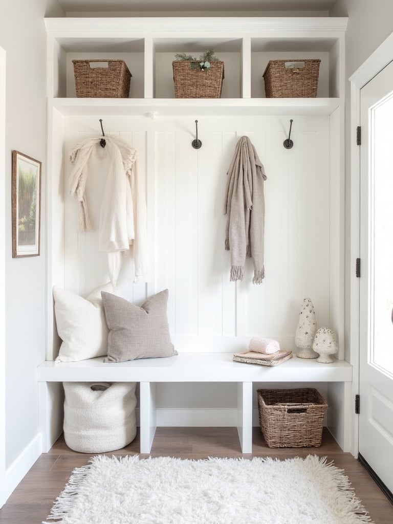 Winter Wonderland Mudroom - Winter Wonderland Mudroom interior design inspiration