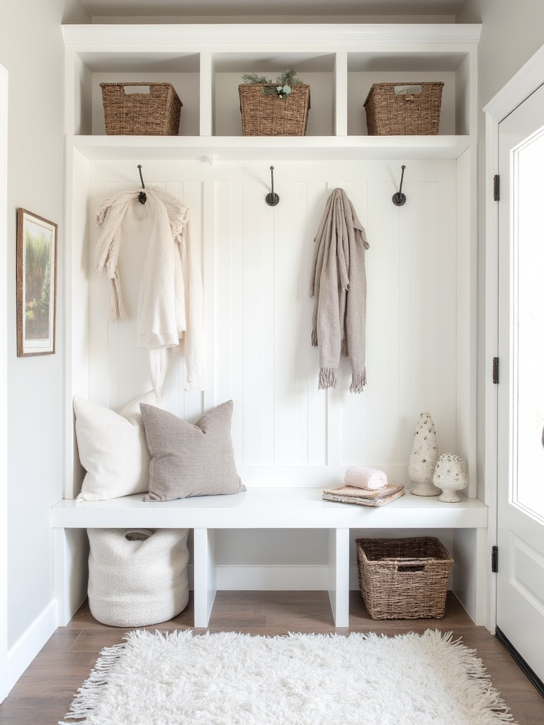 Winter Wonderland Mudroom - Winter Wonderland Mudroom interior design inspiration