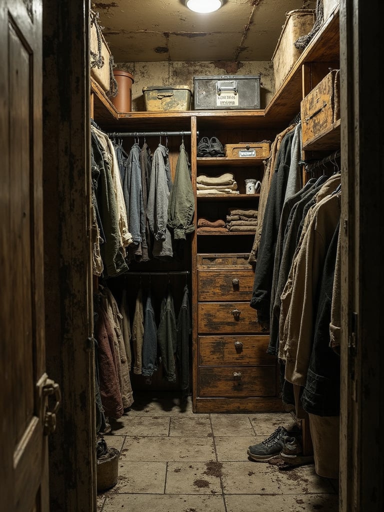 Zombie Apocalypse Closet - Zombie Apocalypse Closet interior design inspiration