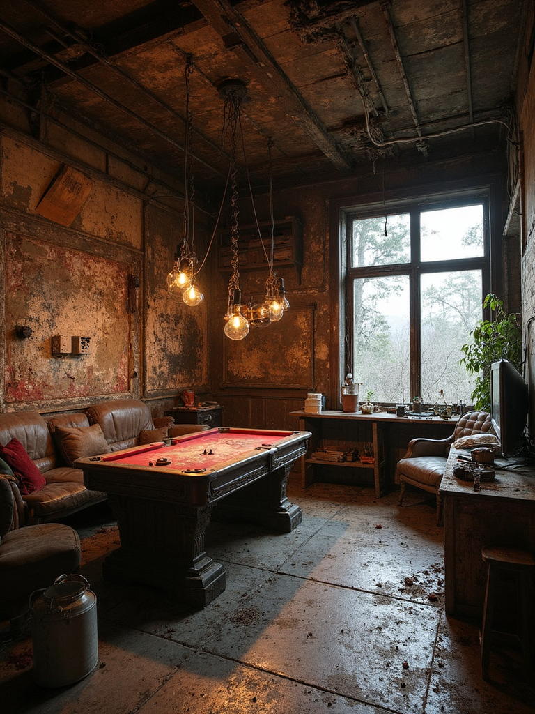 Zombie Apocalypse Game Room - Zombie Apocalypse Game Room interior design inspiration