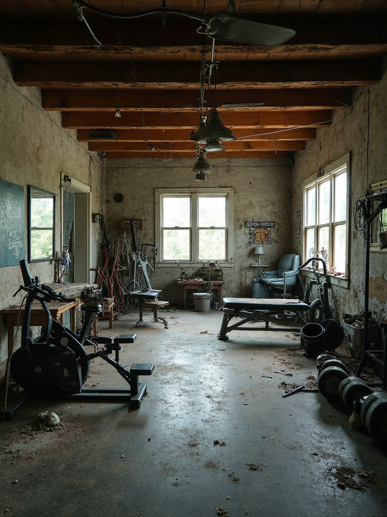 Zombie Apocalypse Home Gym - Zombie Apocalypse Home Gym interior design inspiration